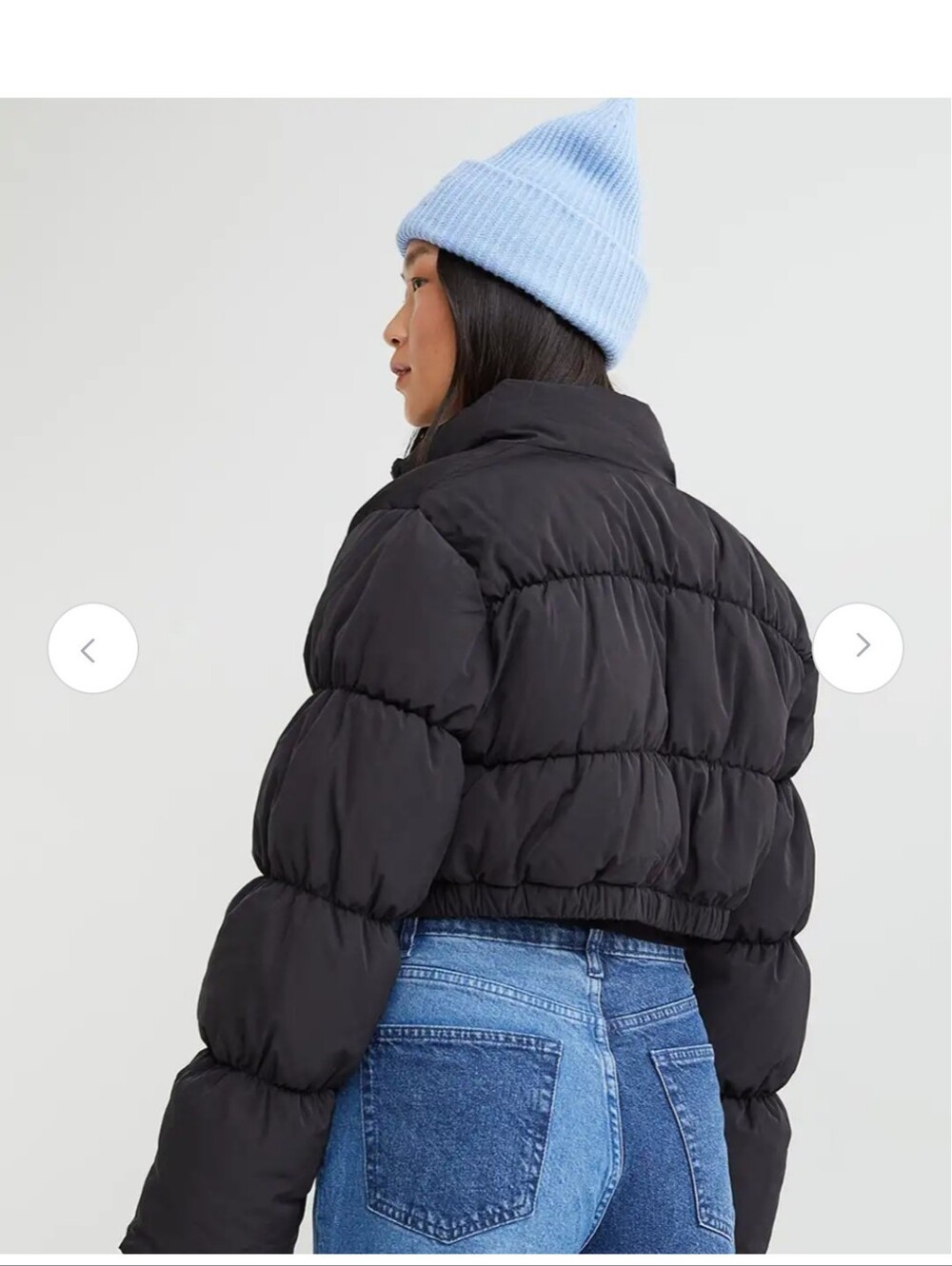 H&M Divided Cropped Puffer Jacket - Picture 2 of 4